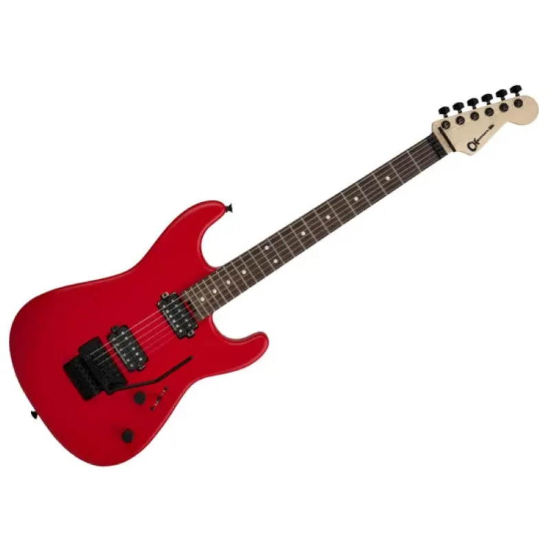 Charvel Pro-Mod San Dimas® Style 1 HH FR RW, Rosewood Fingerboard, Satin Ferrari Red Popolare