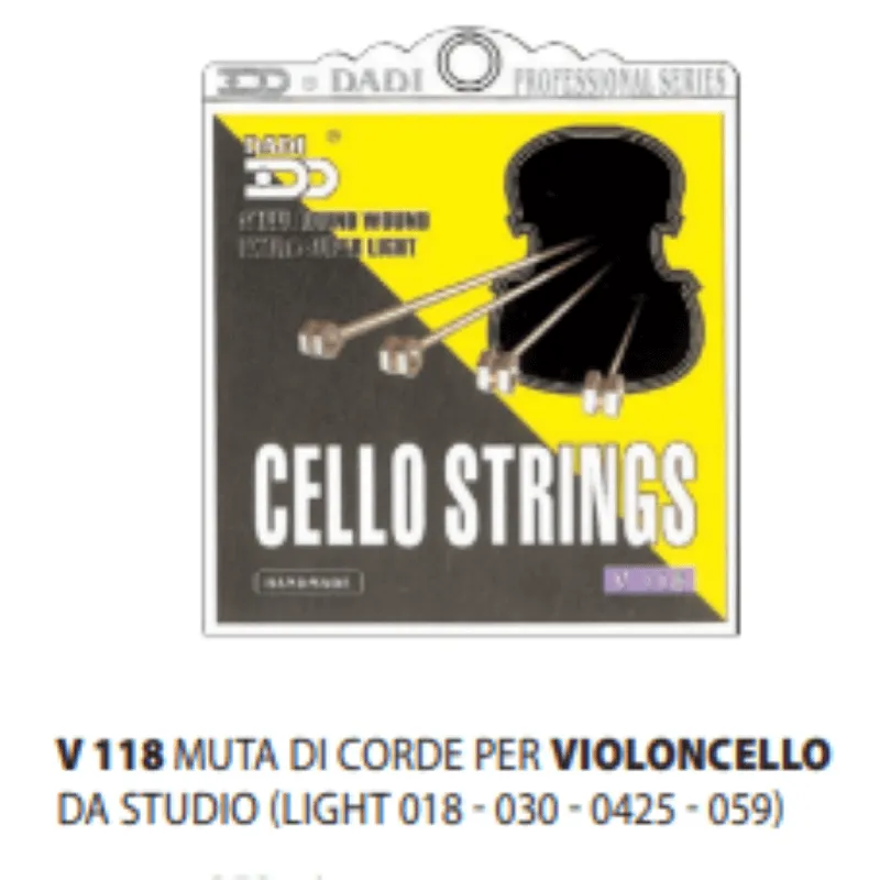 Consegna Rapida Corde cello V118 Set 4/4