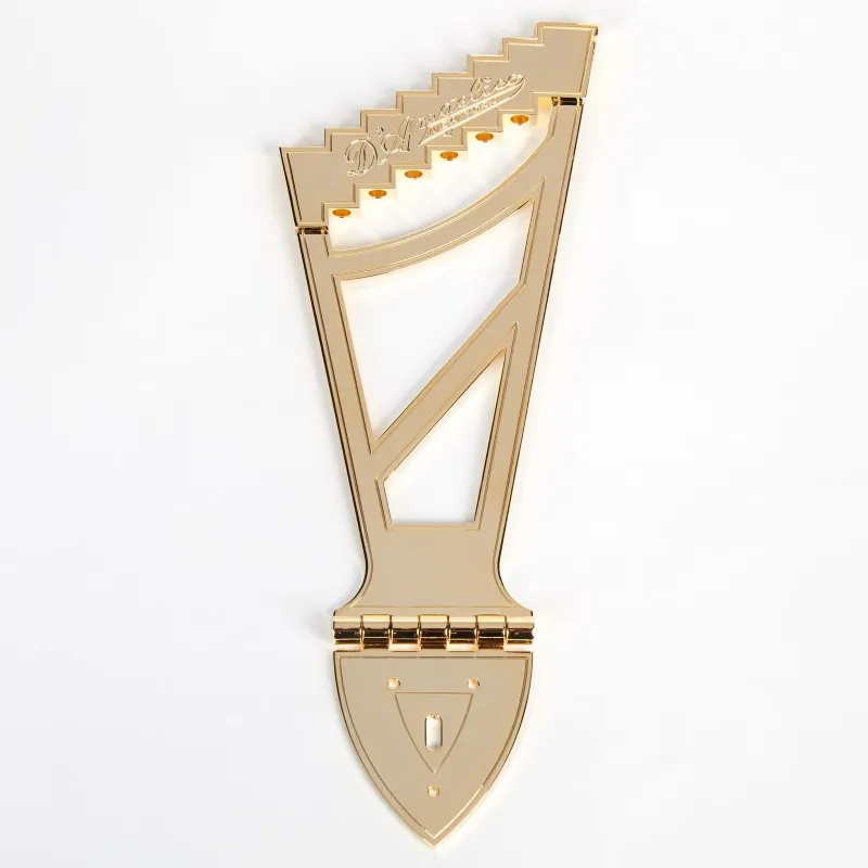 Cordiera Attaccacorde D‘Angelico 6LSSTGLD Signature Stair Step Tailpiece Popolare