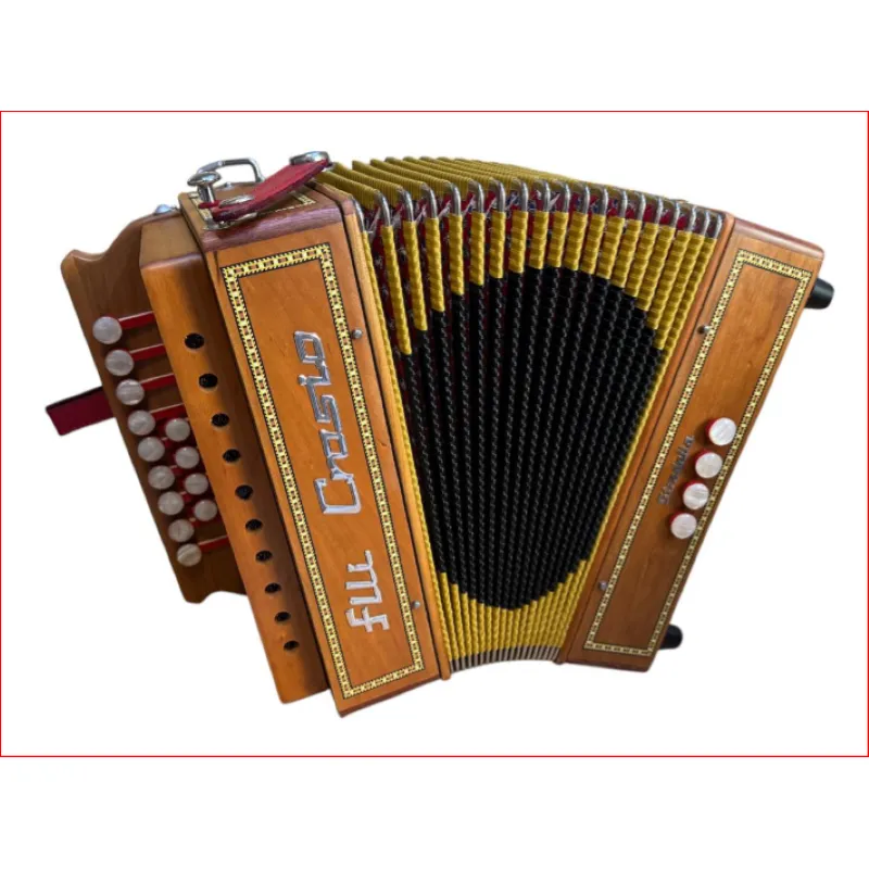 CROSIO FISARMONICA DIATONICA LEGNO 4 BASSI 13 TASTI - organetto Miglior Prezzo