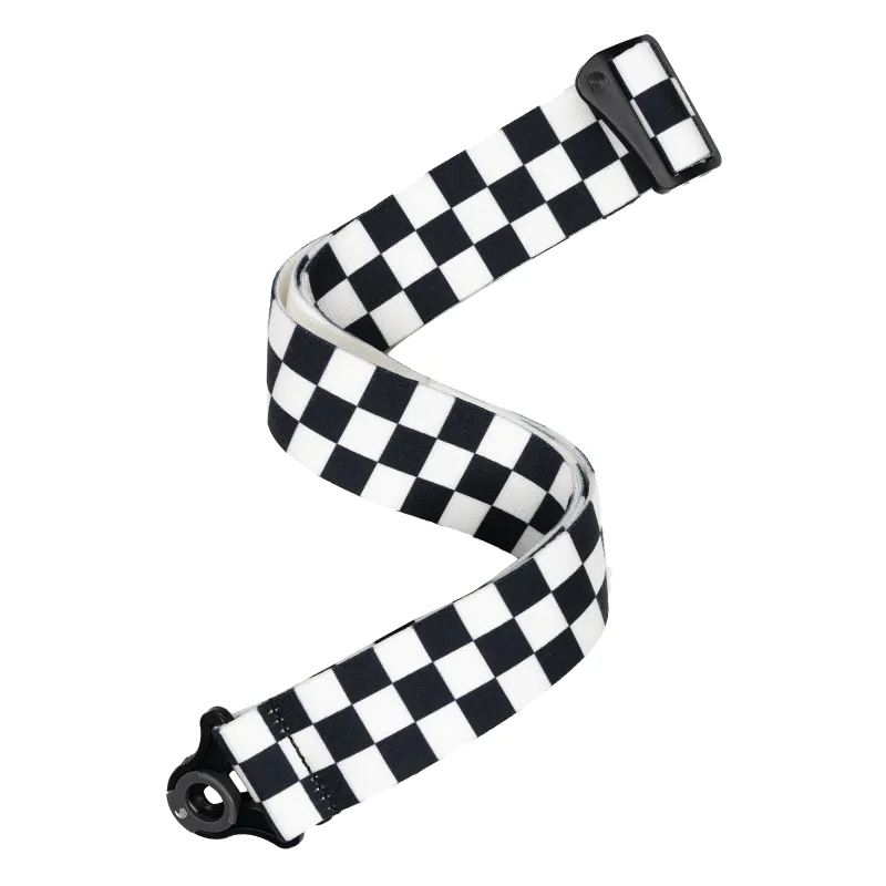 D‘Addario Auto Lock Guitar Strap, Skater Checkerboard Prezzo Ridotto