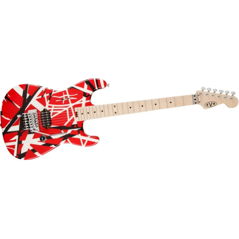 EVH Striped Series Red with Black Stripes 5107902503 Saldi