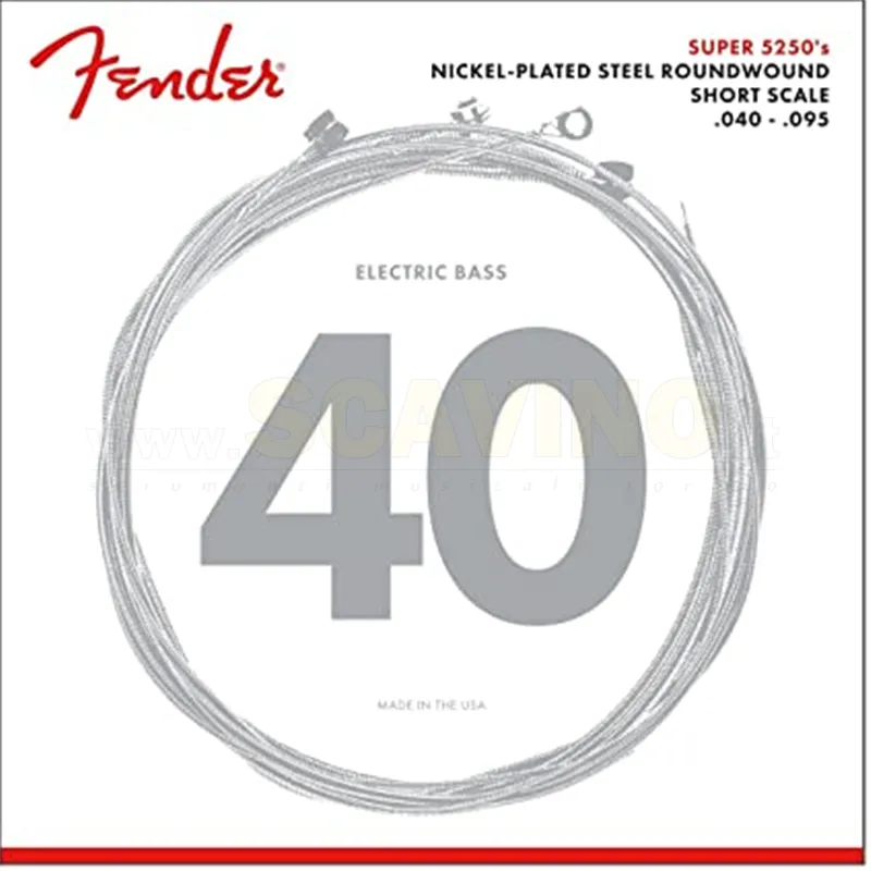 Fender 5250s Muta Corde 040-095 Extra Light per Basso Di Tendenza