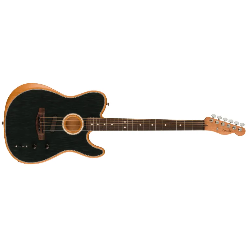 Subito Disponibile Fender Acoustasonic Player Telecaster, Rosewood Fingerboard, Brushed Black 0972213239