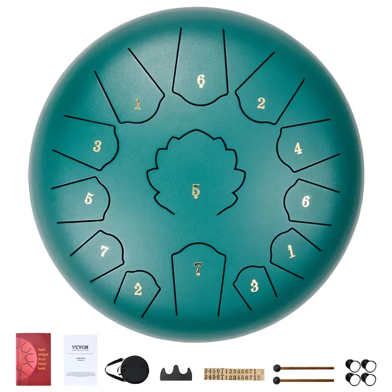 Prezzo Scontato Hand Pan OYSTER Metal Drum Tongue in DO con 13 note
