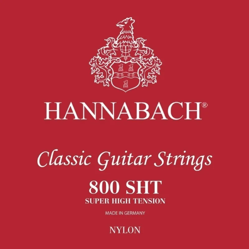 Hannabach 800SHT Corde per chitarra classica Serie 800 Super High Tension Argentato Occasione