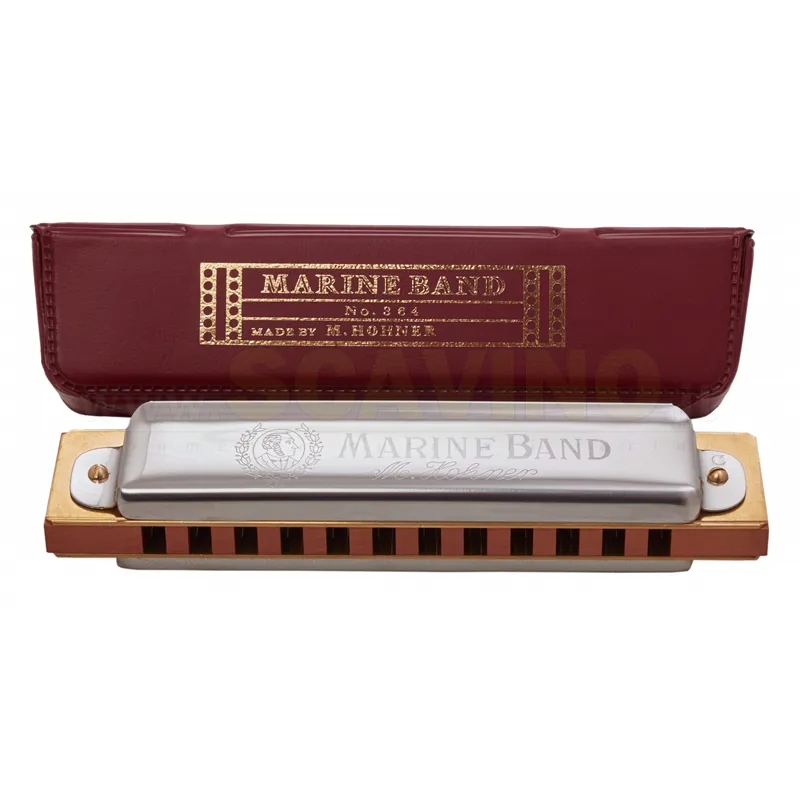 Economico Hohner Marine Band 364/24 C 24 voci in Do (12 fori) Armonica