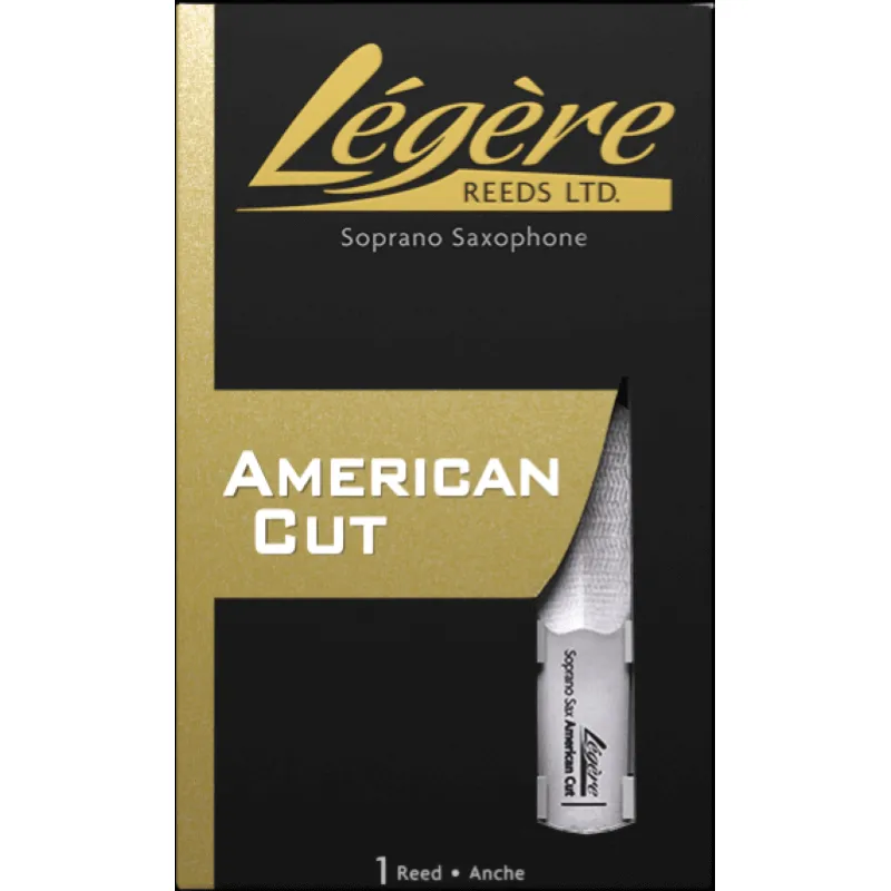 Promozione Légère American Cut Ancia Sintetica per Sax Soprano 2.75 (Misura 2,75)