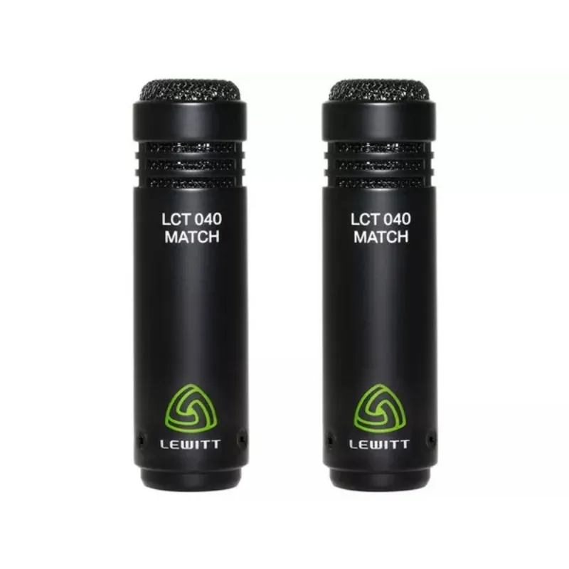 Lewitt LCT 040 Matched Stereo Pair Coppia di Microfoni Matched Stereo per Recording Professionale Non Perdere