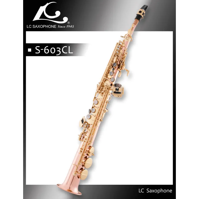 Lien Cheng S-603CL 98% Copper Sax Soprano Laccato Prezzo Conveniente
