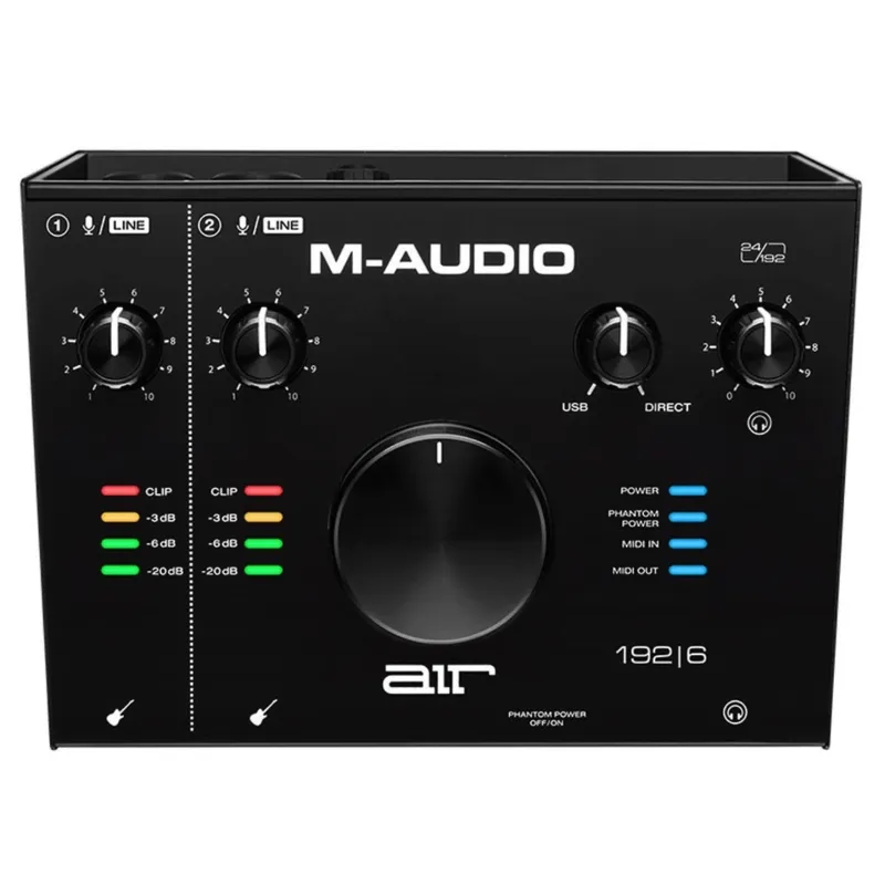 Di Tendenza M-Audio Air 192 6 Interfaccia Audio MIDI USB 2 In/2 Out con 2 Ingressi Microfonici