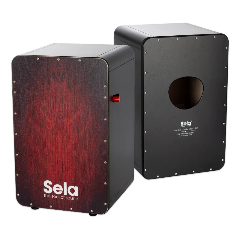 Compra Oggi Stesso Sela SE-047 Cajon CaSela Black Pro Red Dragon meccanismo On/Off