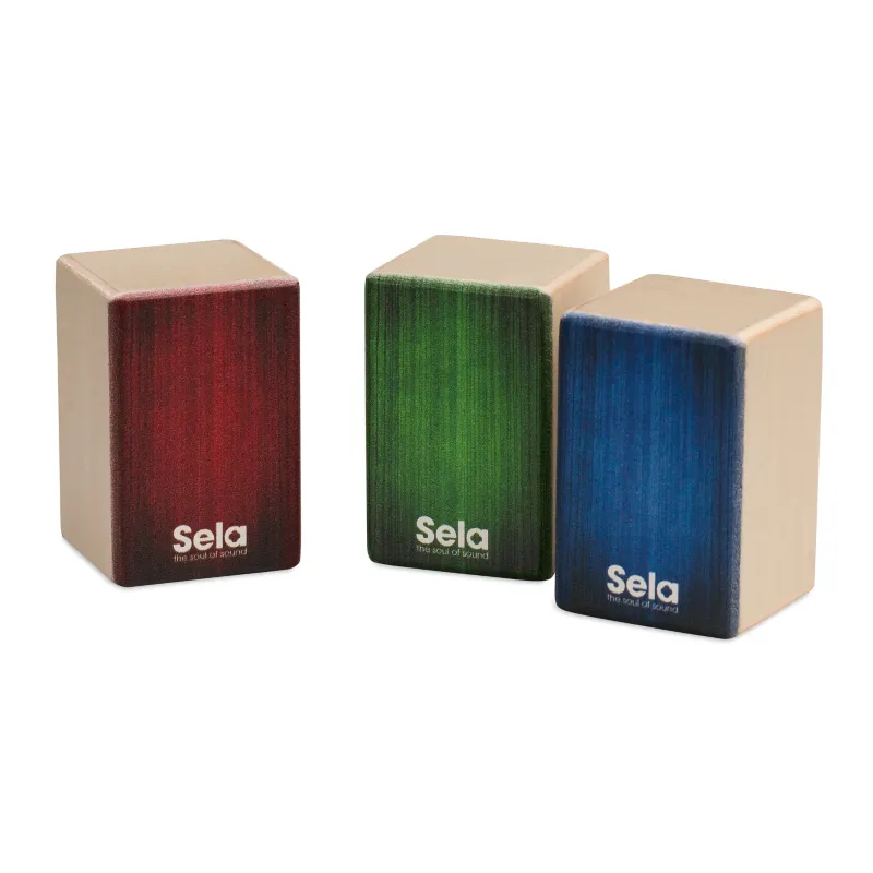 Sela SE-108 Mini Cajon Shaker Set (Soft, Medium, Hard) Spedito Oggi