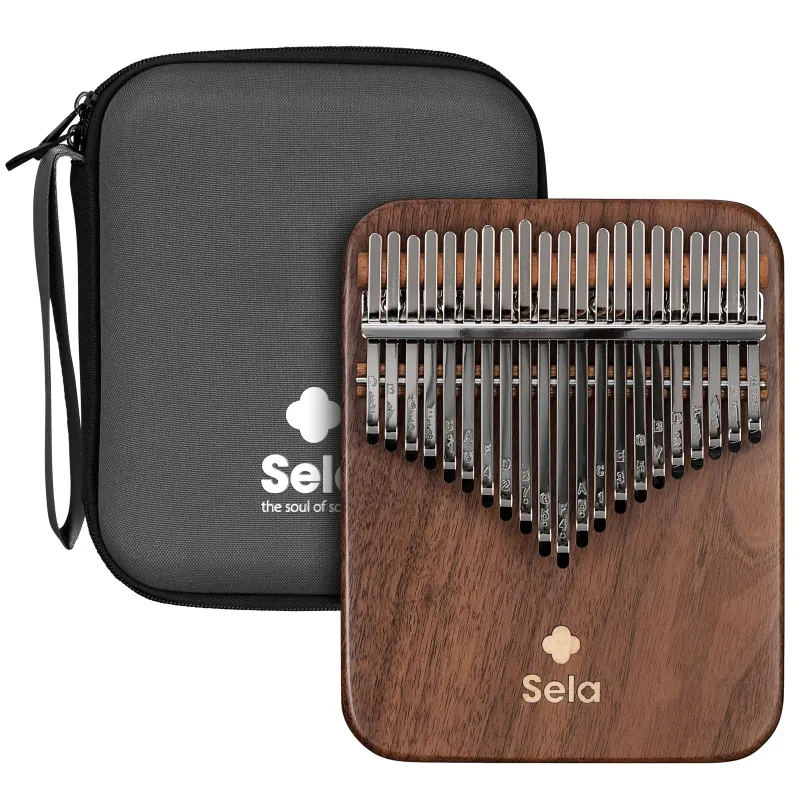 Pagamento Sicuro Sela SEKL21WS Sela Kalimba 21 Black Walnut Solid