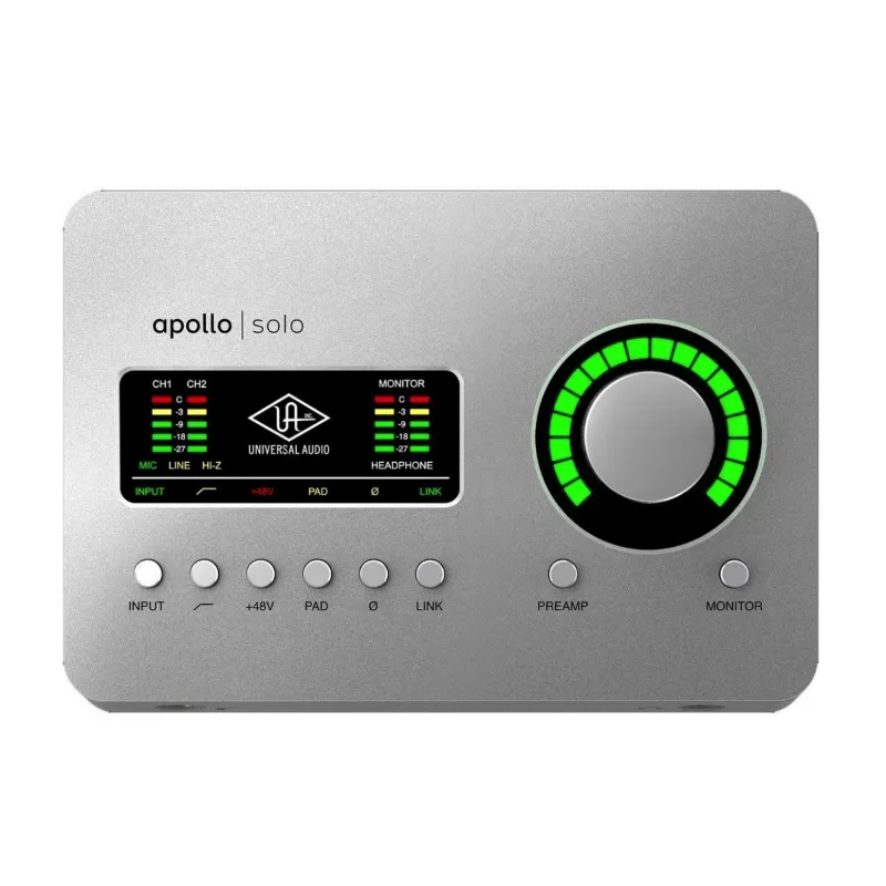 Super Prezzo Universal Audio Apollo Solo TB3 Heritage Edition Interfaccia Audio 2x4 Thunderbolt con Elaborazione Realtime UAD-2 Solo