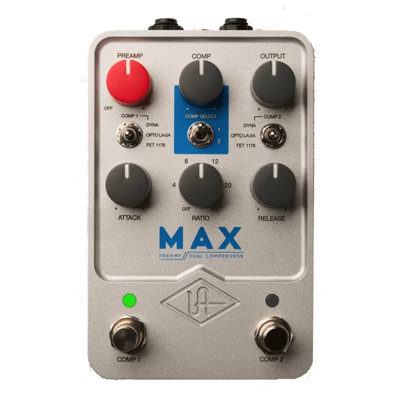 Direttamente Dal Produttore Universal Audio UAFX Max Preamp & Dual Compressor Doppio Pedale di Compressore con Preamp 1073