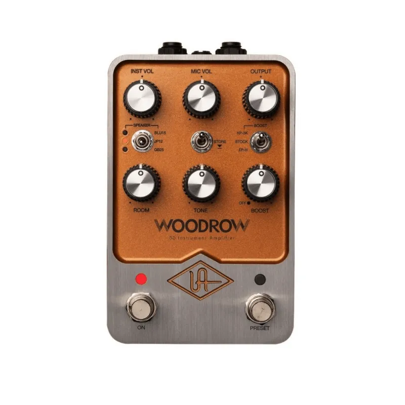 Direttamente Dal Produttore Universal Audio UAFX Woodrow ‘55 Instrument Amplifier Effetto Overdrive a Pedale per Chitarra