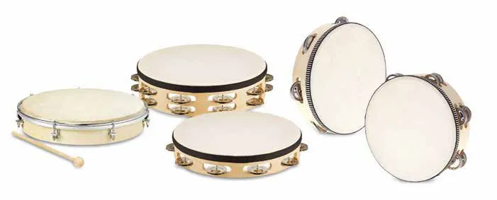 Vendita Finale EasyPlay ST285 Tamburello In Legno 20cm Con Piattini < Lenzotti Strumenti Musicali
