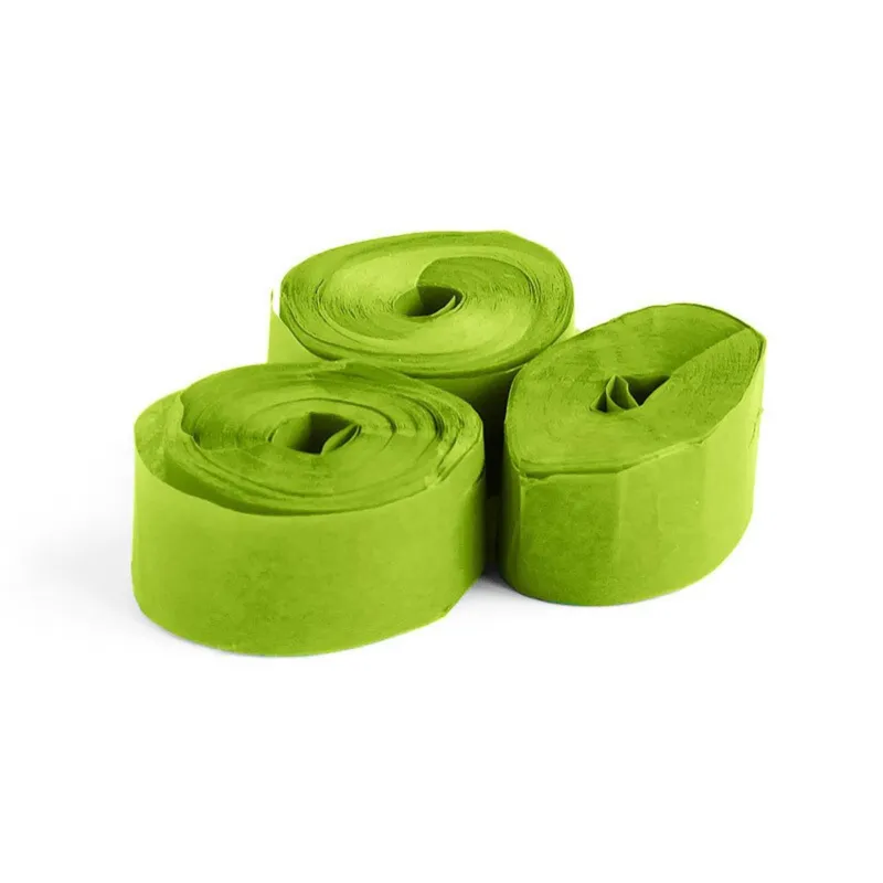Ordina Subito Streamers 10 m x 1,5 cm - Light Green < Lenzotti Strumenti Musicali