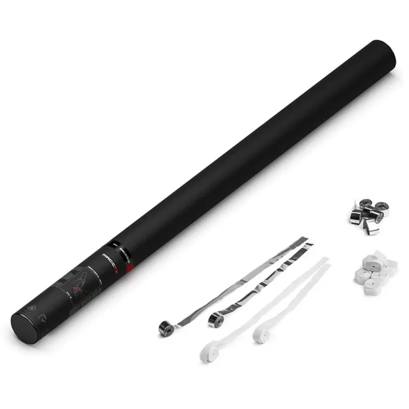 Sconto Handheld Cannon 80 cm - Streamers - White+Silver < Lenzotti Strumenti Musicali
