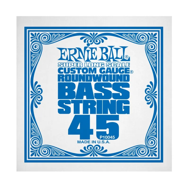 0045 Nickel Wound Bass Scala Super Lunga .045 Centro Chitarre Spedizione Espresso