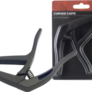 Novità Stagg Curved Capo for Electric/Acoustic Guitar Centro Chitarre