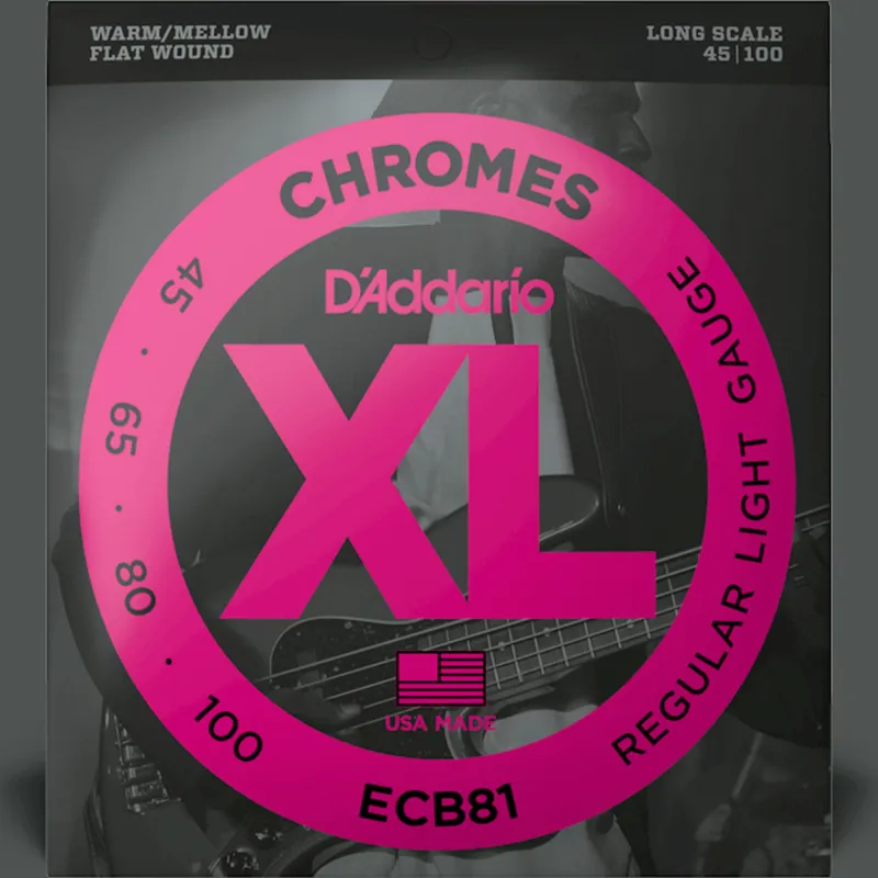 Compra Oggi Stesso D‘Addario ECB81 Chromes 45-100 Light / Long Scale Set Centro Chitarre