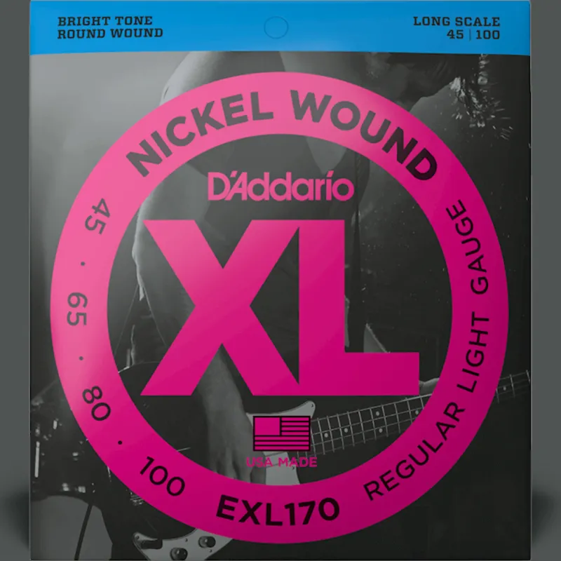 Solo Oggi D‘Addario EXL170 Nickel Wound 45-100 Light / Long Scale Set Centro Chitarre
