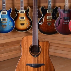 Più Venduto Lag T98DCE Dreadnought Cutaway EQ Centro Chitarre
