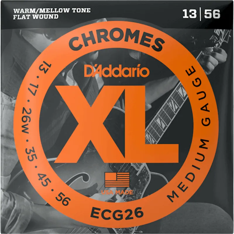 Quantità Limitata D‘Addario ECG26 Chromes 13-56 Medium Electric Guitar Strings Centro Chitarre