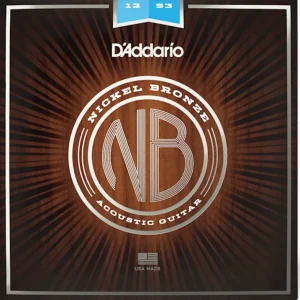 D‘Addario NB1253 Nickel Bronze 12-53 Regular Light Acoustic Guitar Strings Centro Chitarre Offerta Speciale