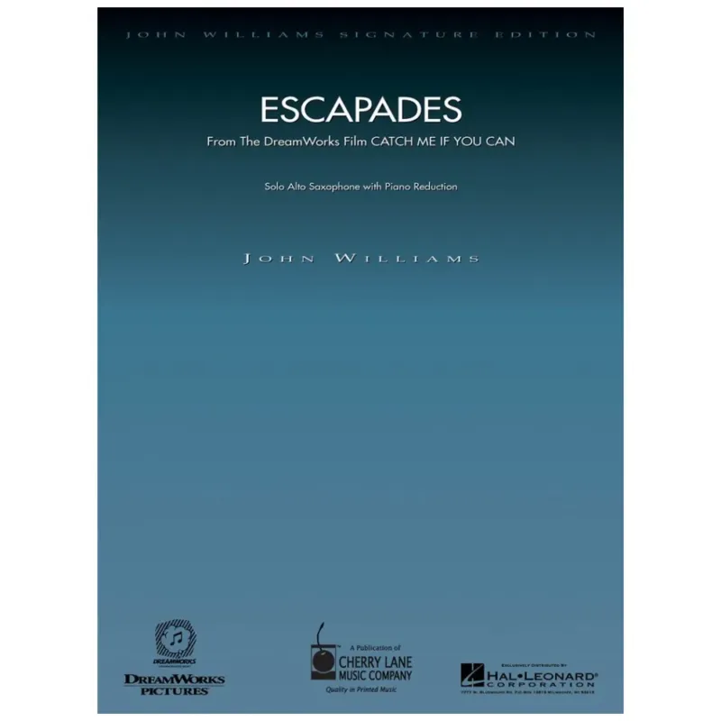 Prezzo Ridotto JOHN WILLIAMS ESCAPADES PER SAX ALTO
