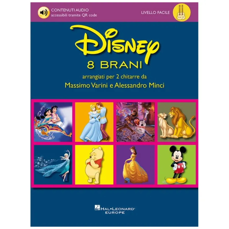 DISNEY – 8 BRANI ARRANGIATI PER CHITARRA VOL.1 Compra Oggi Stesso