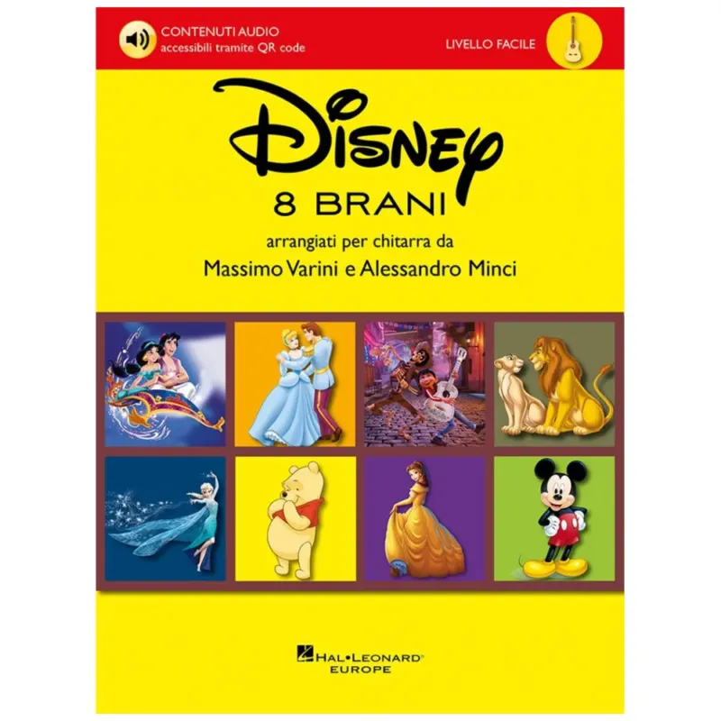 DISNEY – 8 BRANI ARRANGIATI PER DUE CHITARRE VOL.2 Scelto Dai Clienti