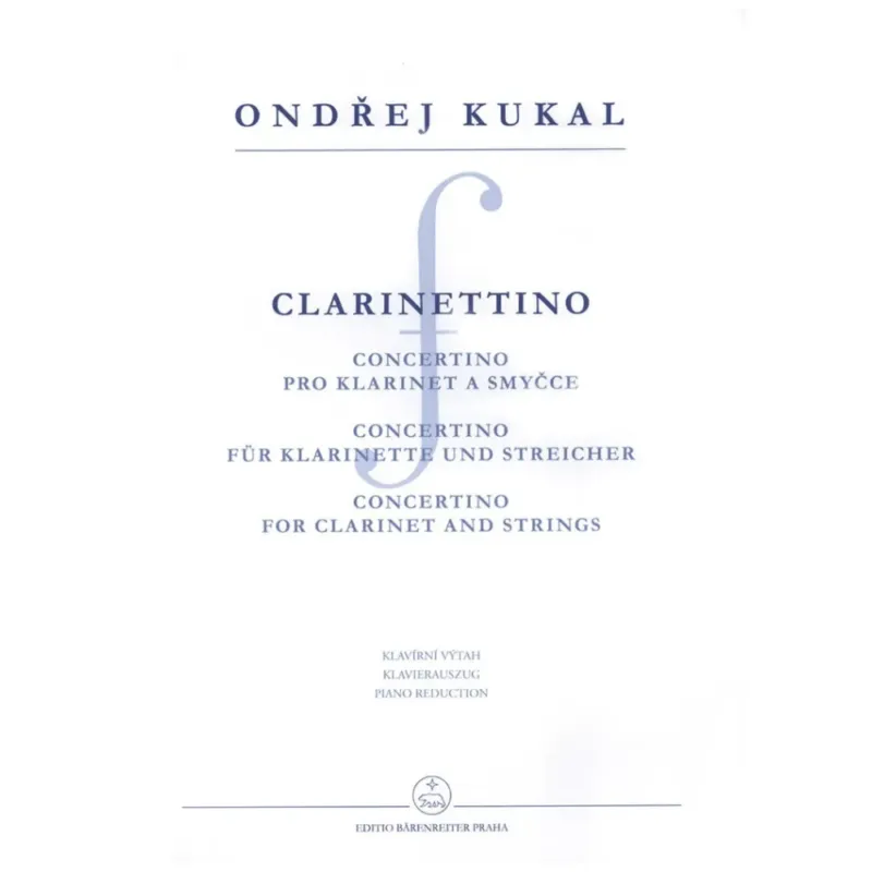 ONDREJ KUKAL CLARINETTINO Miglior Prezzo
