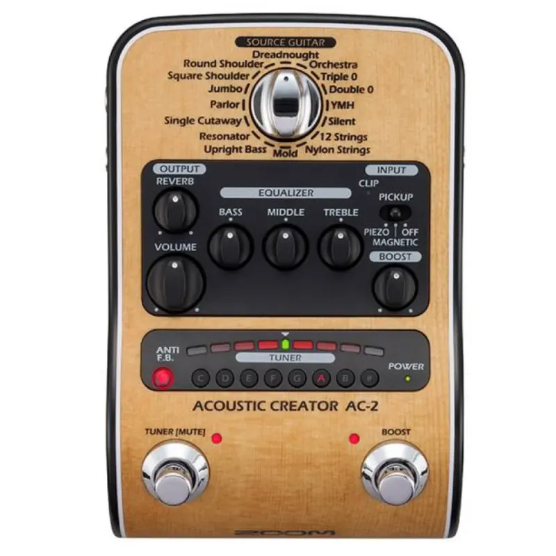 Nuova Collezione ZOOM AC-2 ACOUSTIC CREATOR