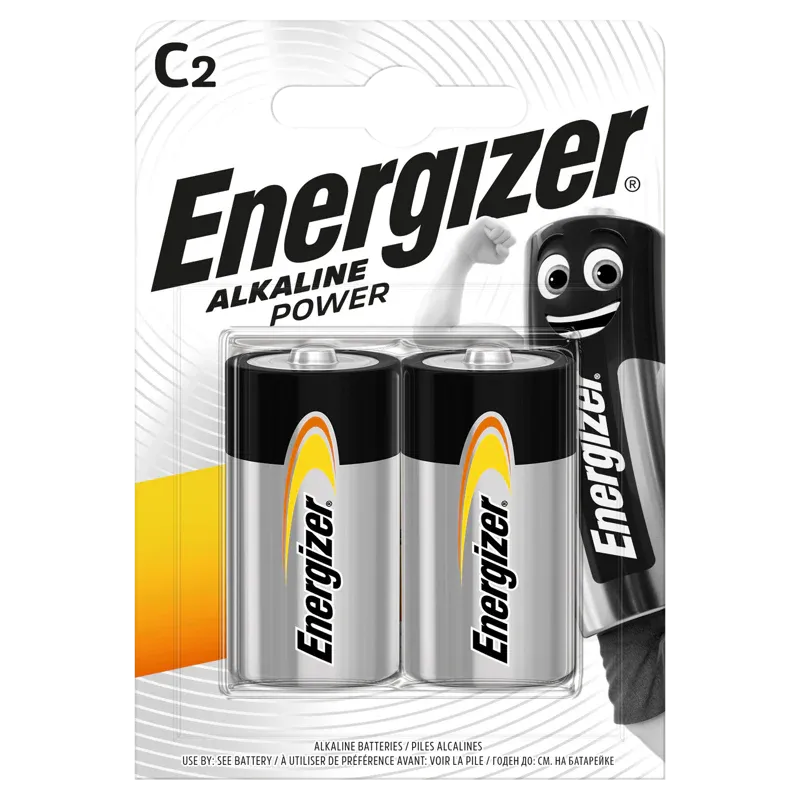 Subito Disponibile Energizer Power C Batterie (2 pezzi)