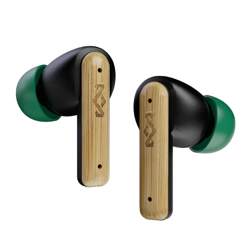 Marley Little Bird True Wireless Earphones, Black Pagamento Sicuro