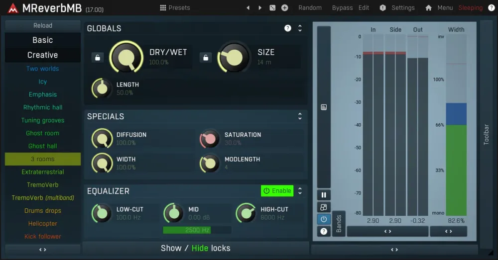 Melda MReverbMB Spedizione Espresso