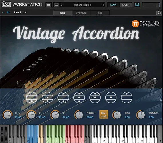 Vintage Accordion Spedizione Espresso