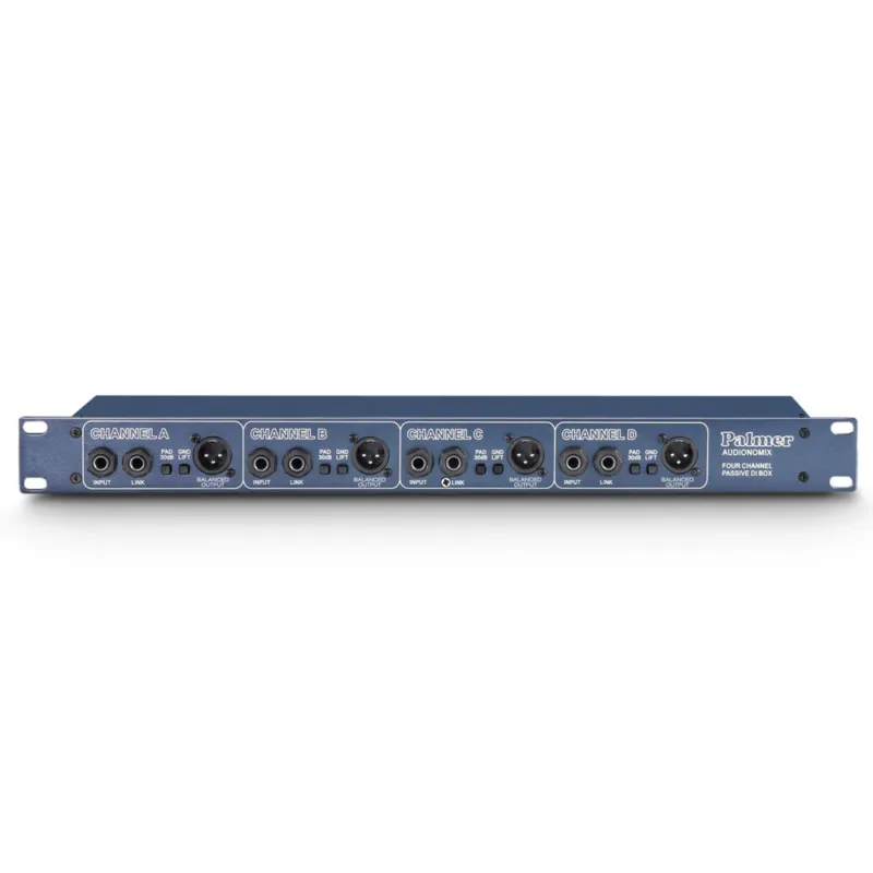 Affare Palmer PAN 03 PASS - 19" DI-boks, 4-kanals, passiv