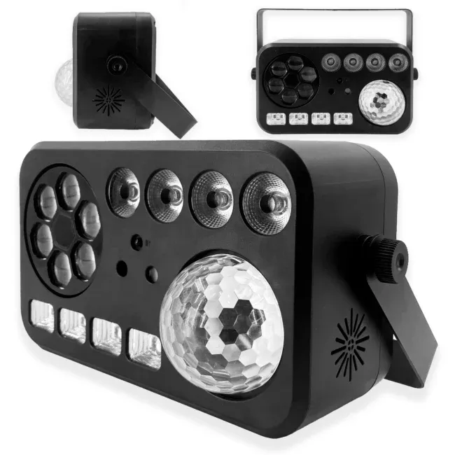 Offerta Lampo LIGHT4ME PARTY V multi-effekt LED-lys RGBW-UV 6