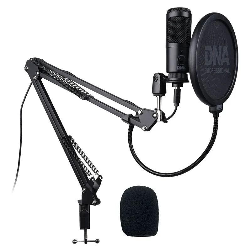 Acquista Ora DNA CM USB KIT Kondensator USB Mikrofon med Boom Arm og Popfilter