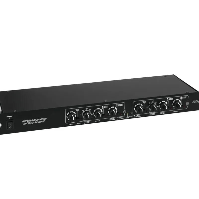 Omnitronic XO-230 Active Crossover – 2-Way Stereo / 3-Way Mono Esclusivo