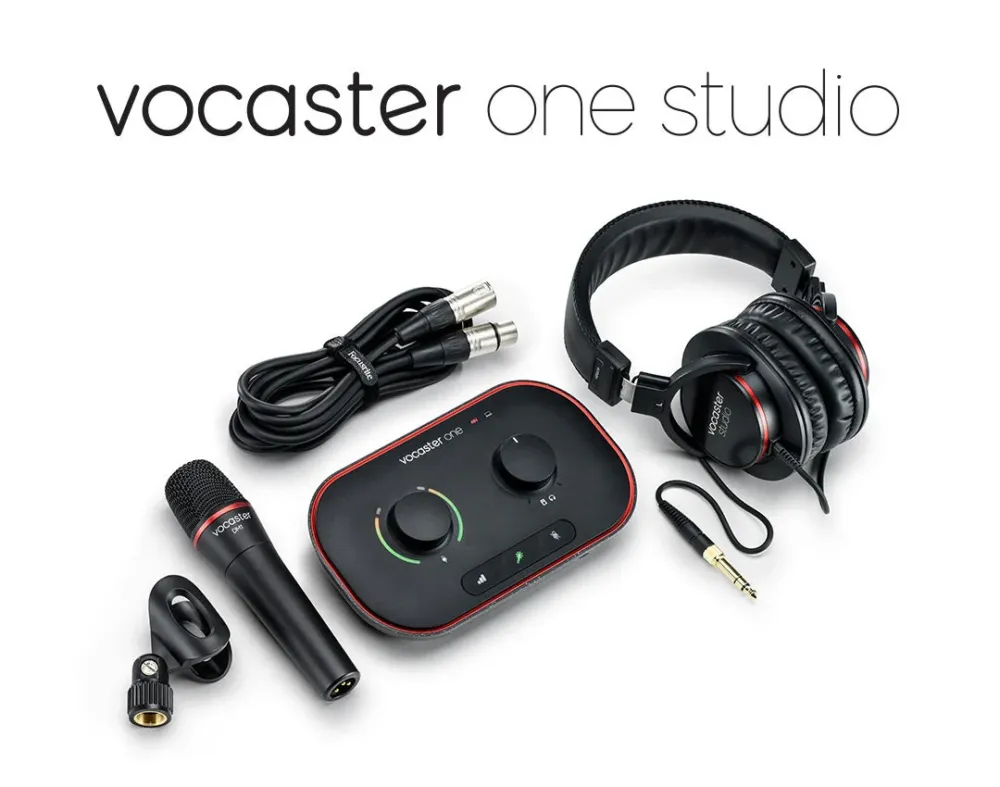 Bestseller Focusrite Vocaster One Studio Podcaster Lydkort