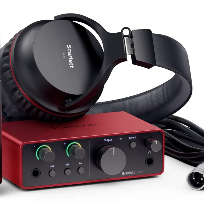 Scelto Dai Clienti Focusrite Scarlett Solo Studio 4th Gen Lydkort Pakke