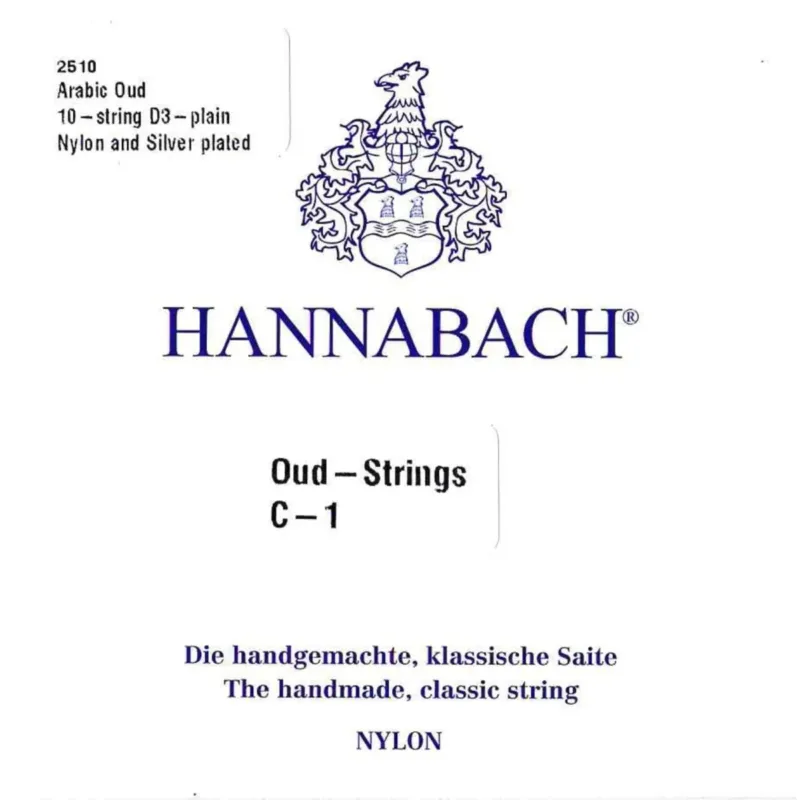 Hannabach Oud strings Arabic Aoud Nylon - 10-string (2510) Soddisfatti O Rimborsati