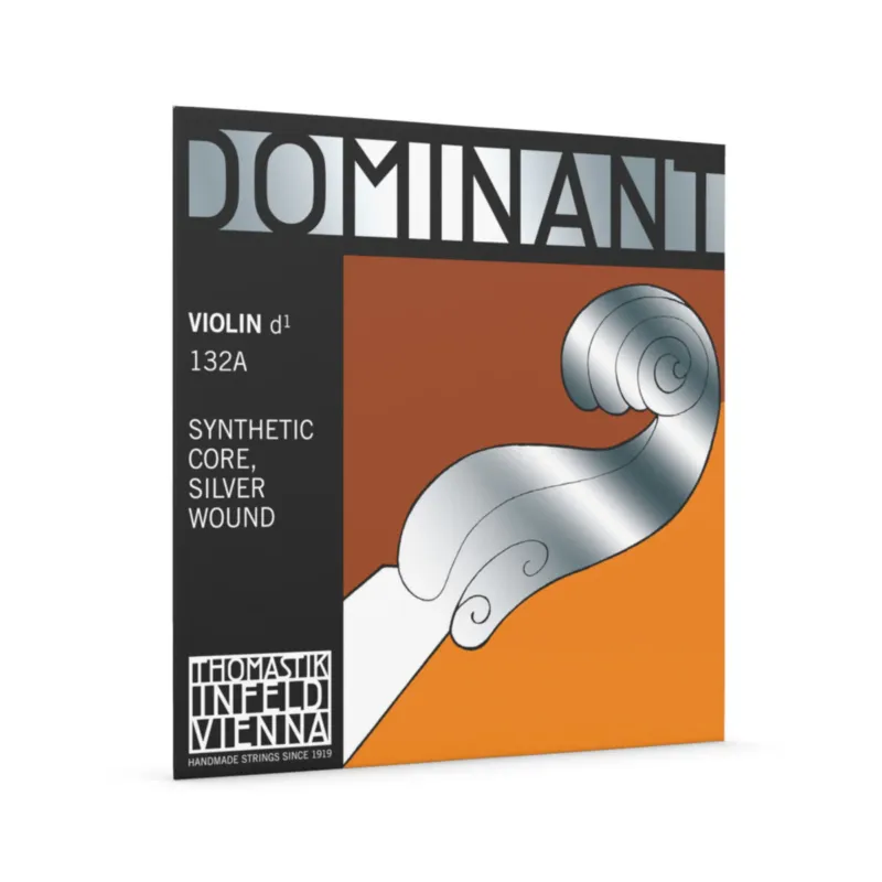 Thomastik-Infeld Violin strings Dominant nylon core - D silver Soft 4/4 (132Aw) Ordina Subito