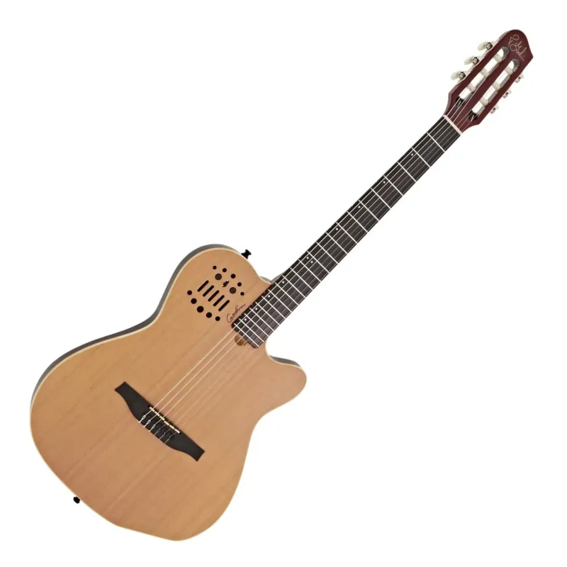 Compra Adesso GODIN ACS-SA SLIM NYLON CEDAR NATURAL CHITARRA CLASSICA ELETTRIFICATA MIDI NATURALE 032167
