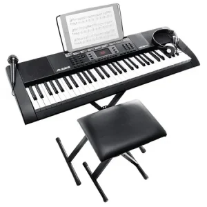 Non Perdere ALESIS HARMONY 61 MK2 KIT TASTIERA 61 TASTI CON MICROFONO CUFFIA E PANCA